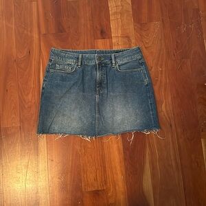 All Saints denim mini size 8